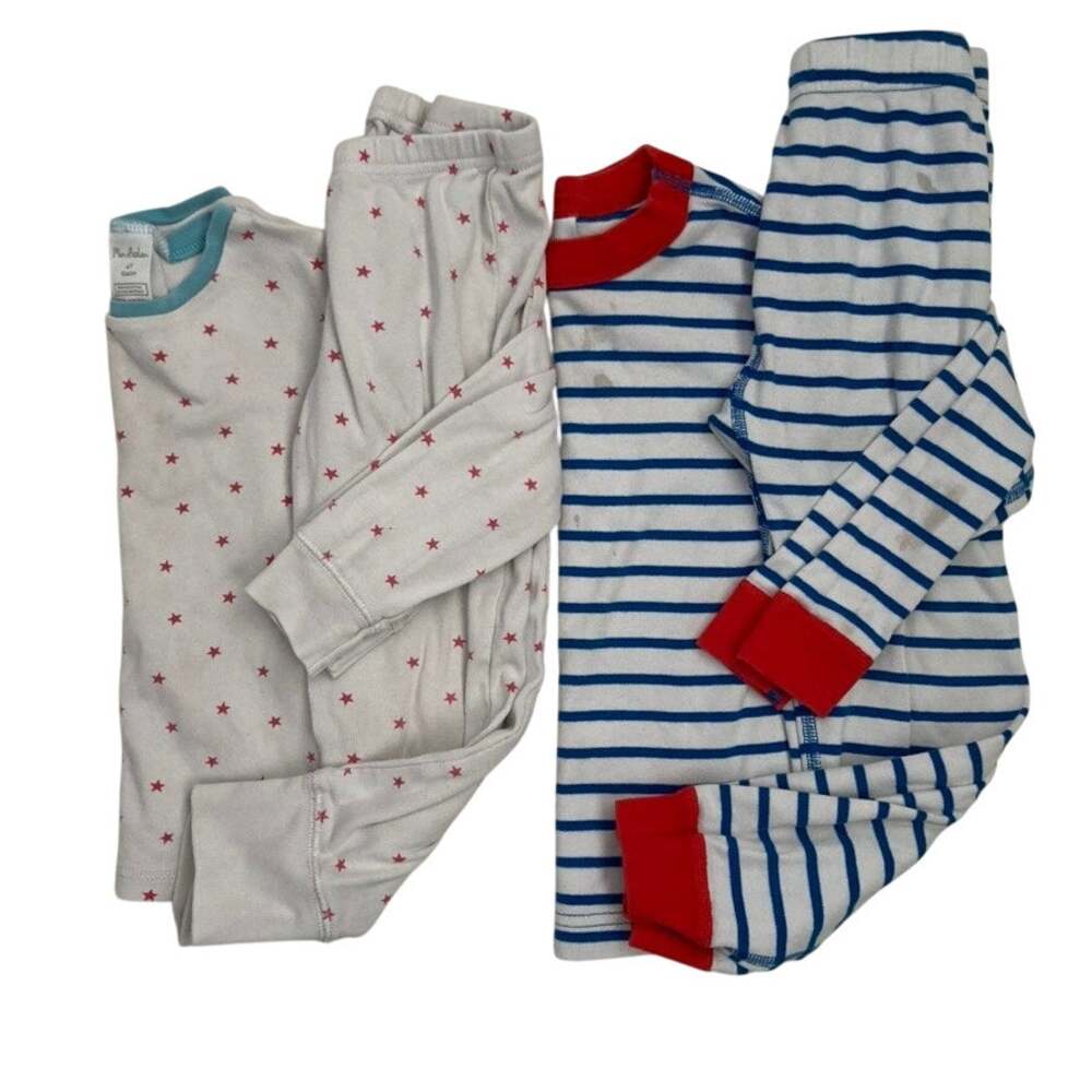 Mini Boden & Hanna Andersson Stars & Stripes Pajama Bundle - 4